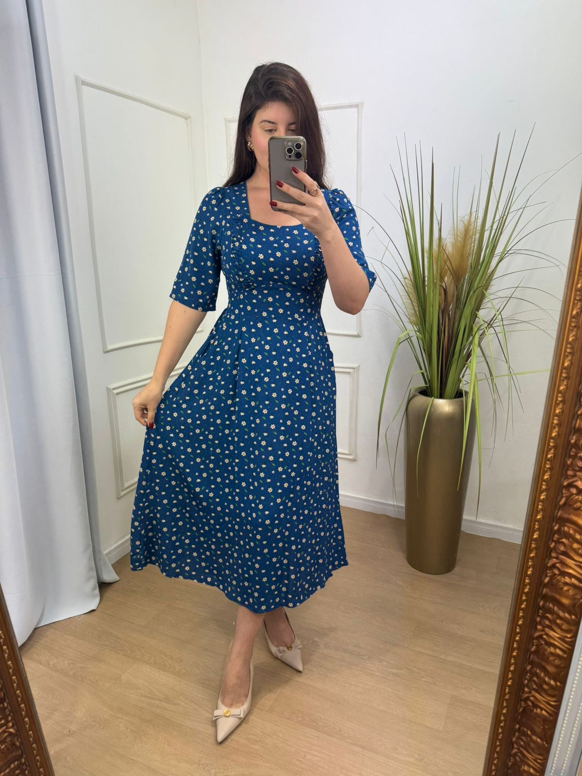 Vestido Flor - MADAME KA MODA FEMININA