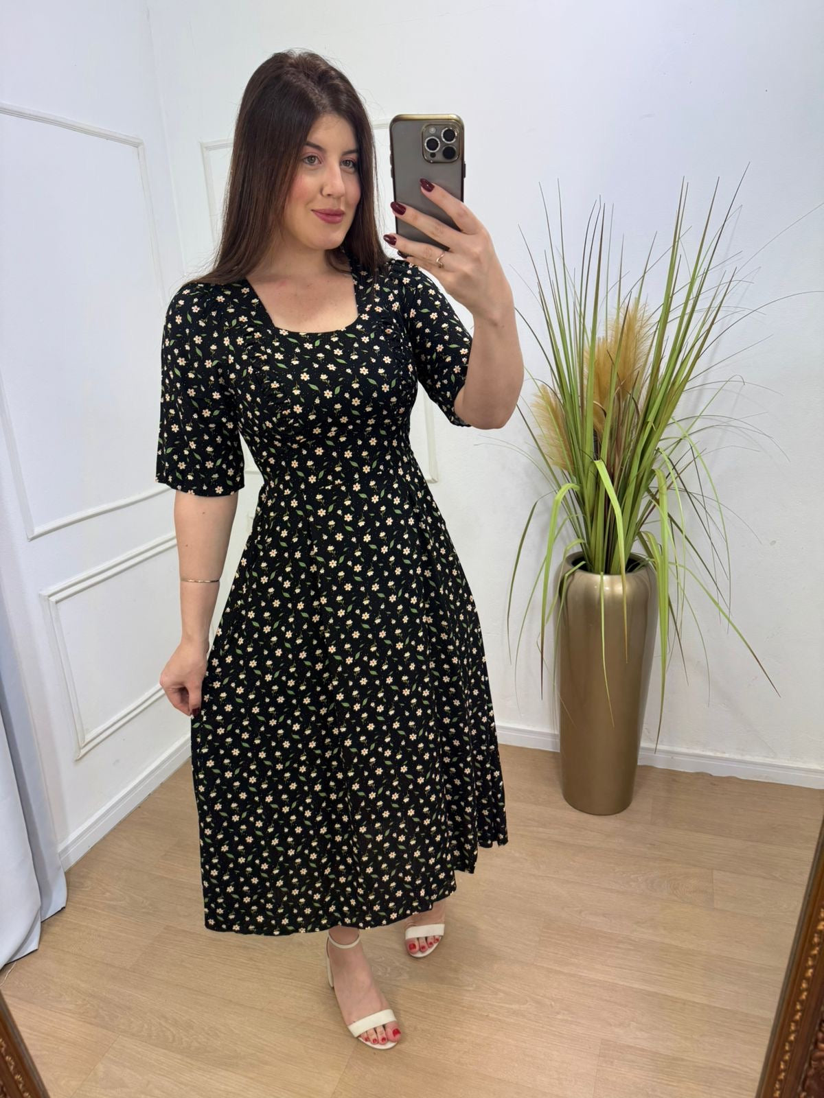 Vestido Flor - MADAME KA MODA FEMININA