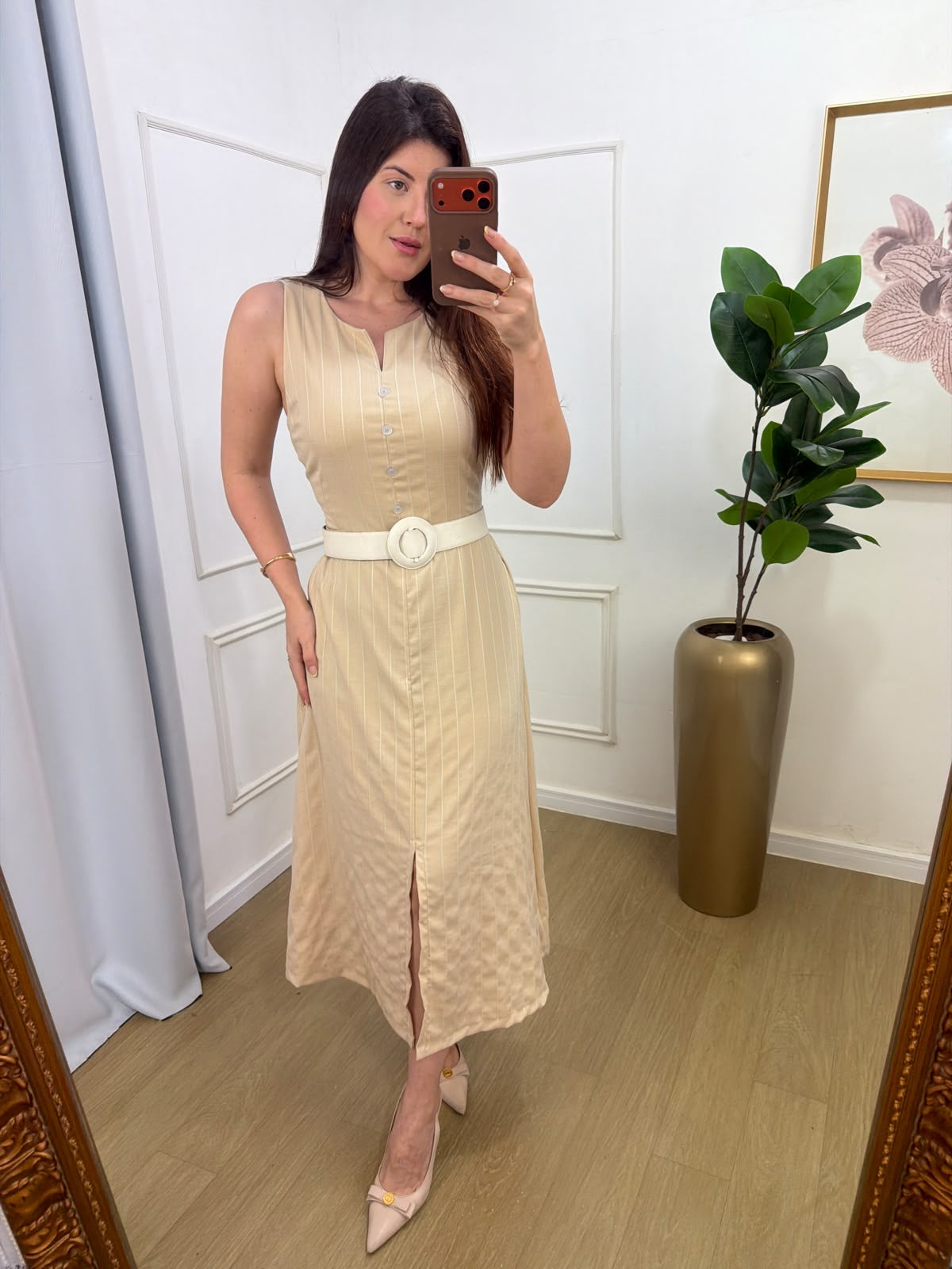 Vestido Risca de Giz