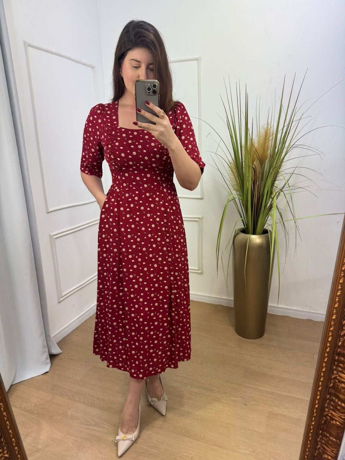 Vestido Flor - MADAME KA MODA FEMININA