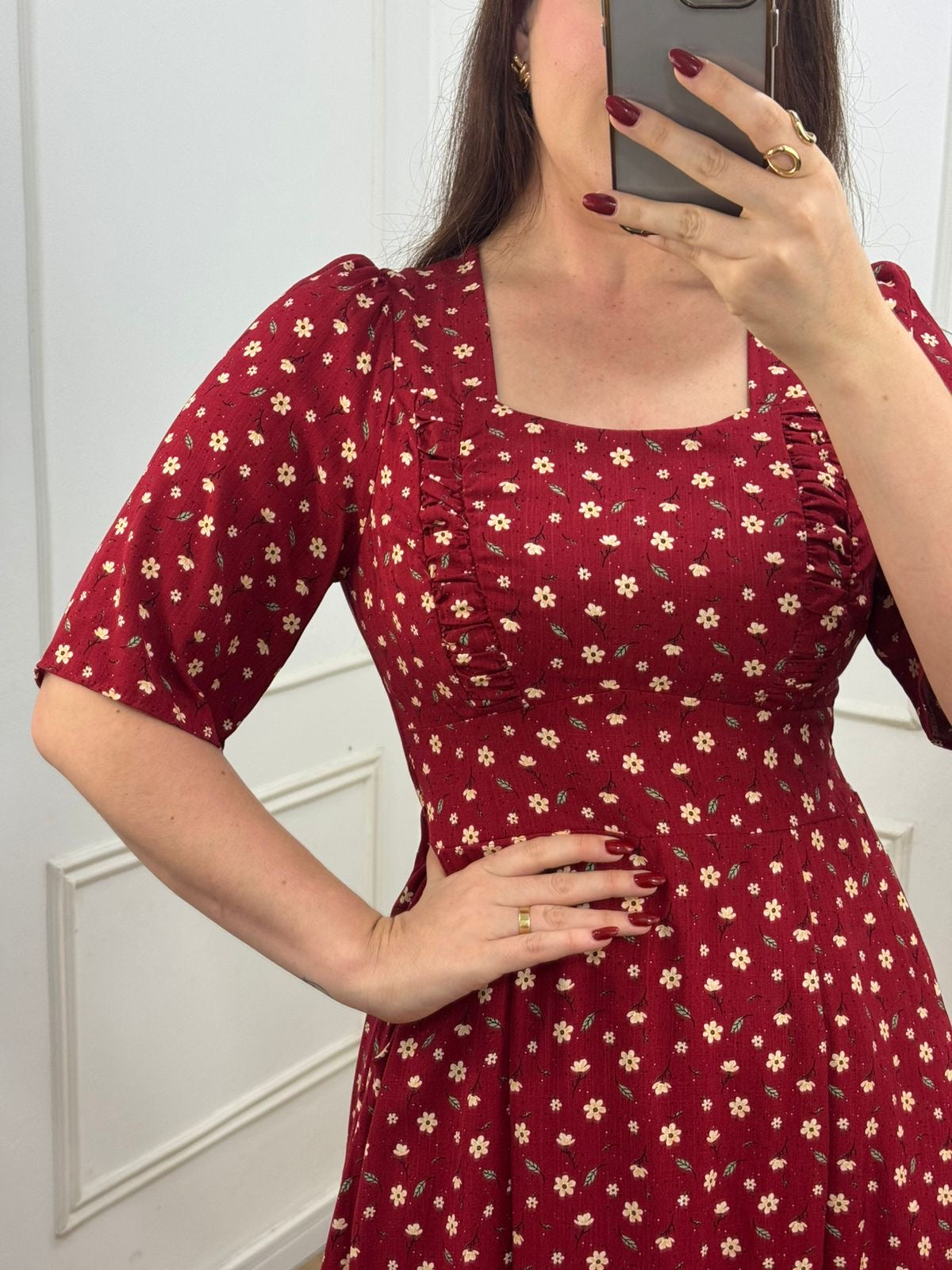 Vestido Flor - MADAME KA MODA FEMININA
