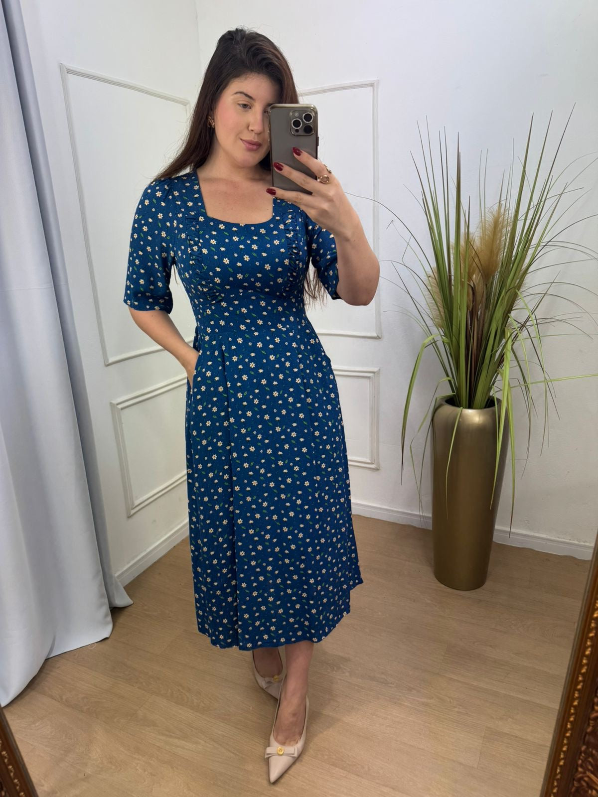 Vestido Flor - MADAME KA MODA FEMININA