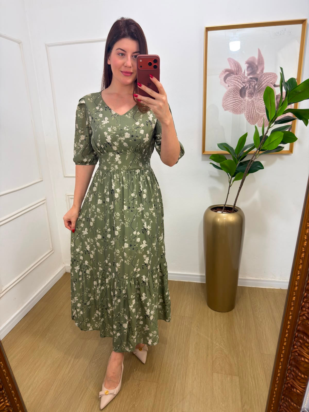 Vestido Mariah crepe