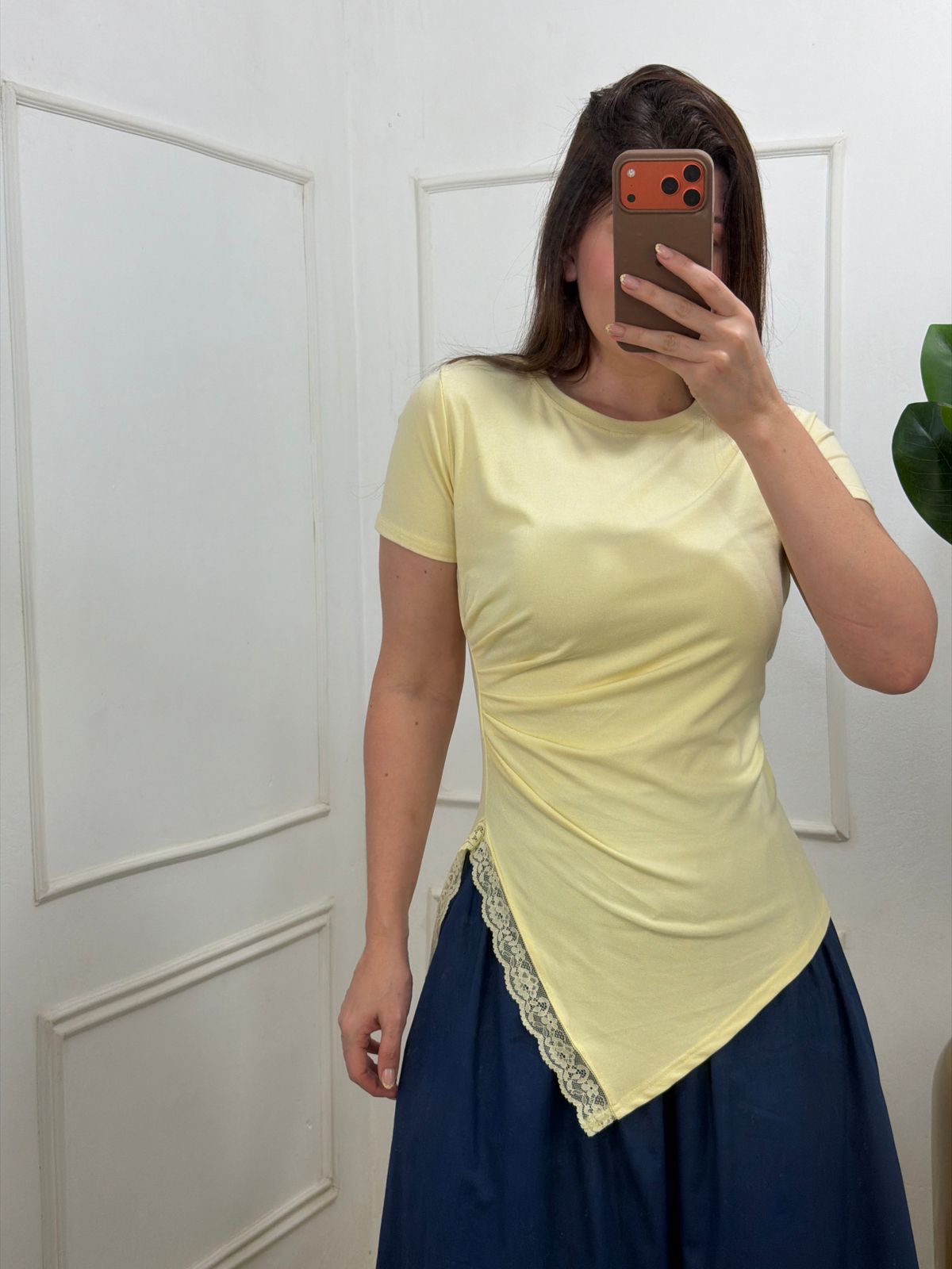 Blusa assimétrica
