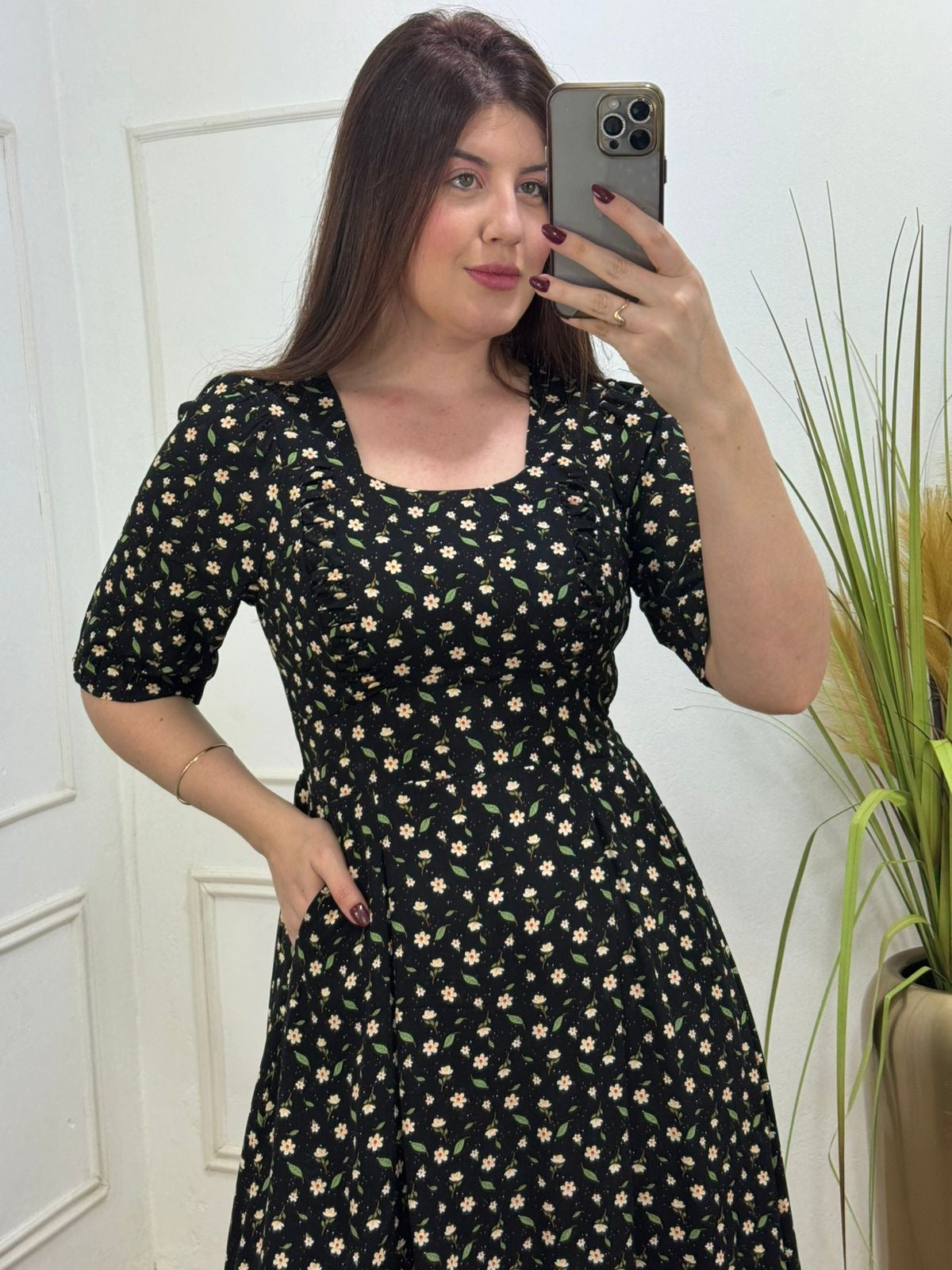 Vestido Flor - MADAME KA MODA FEMININA