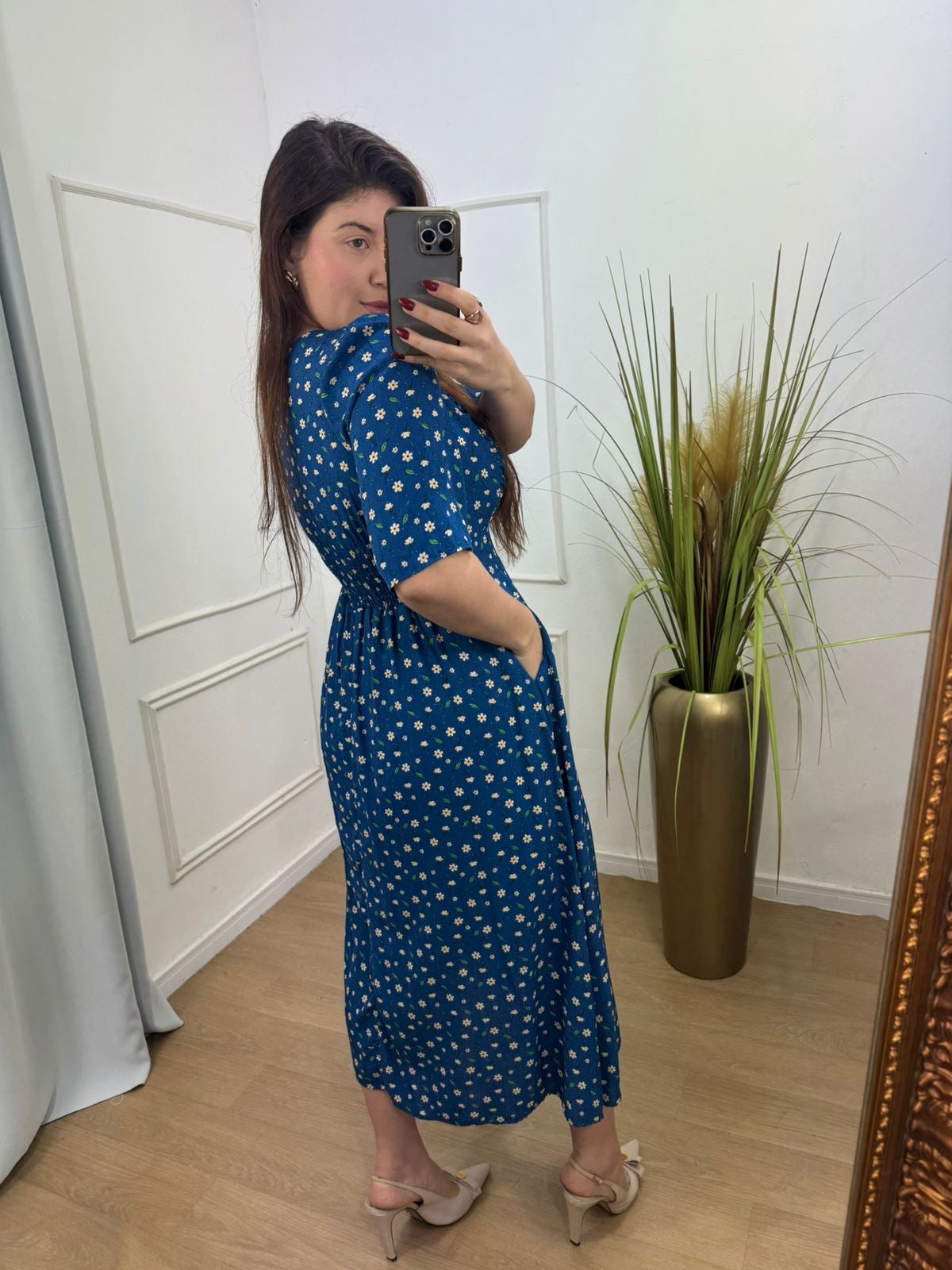 Vestido Flor - MADAME KA MODA FEMININA