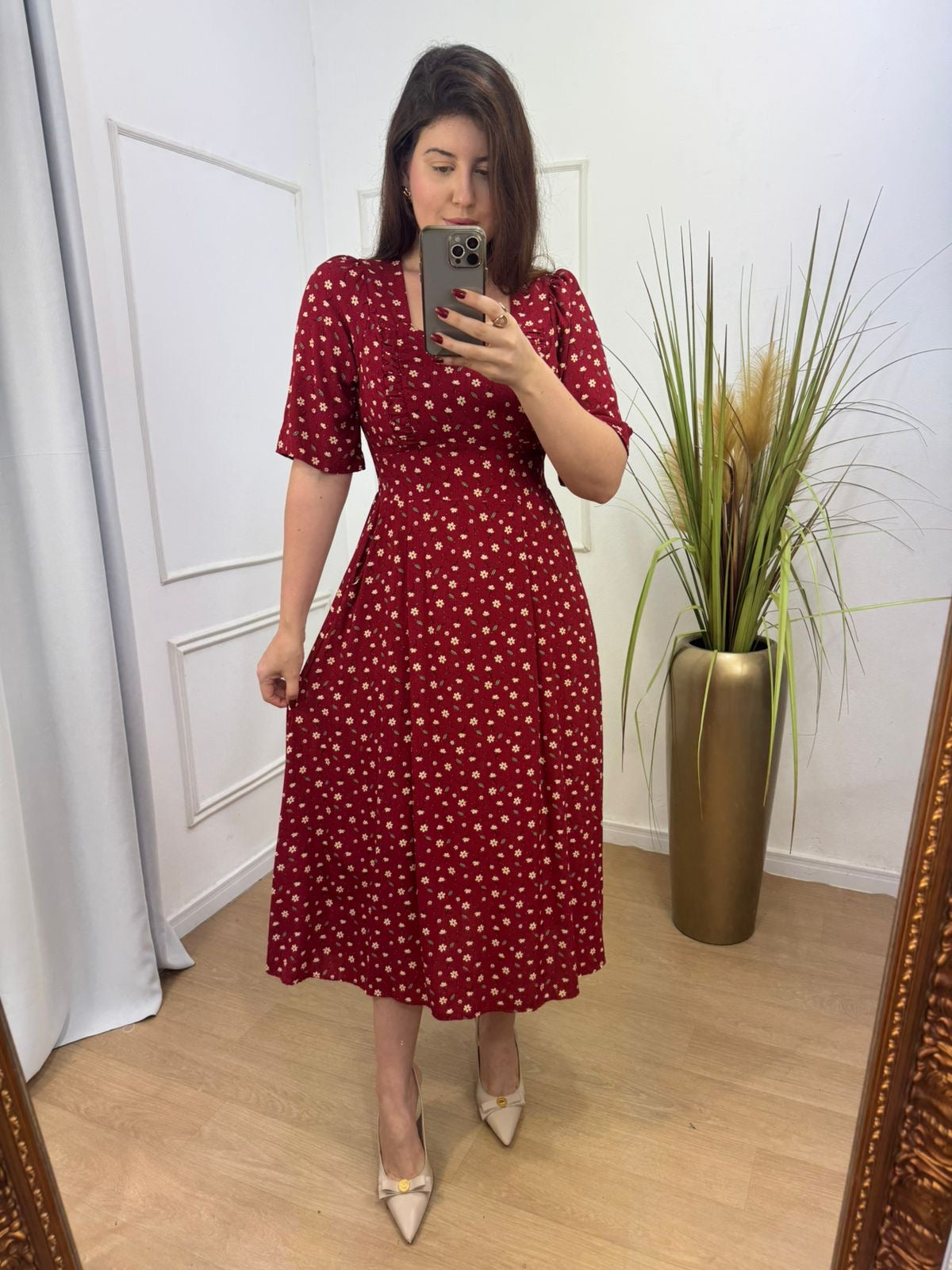 Vestido Flor - MADAME KA MODA FEMININA