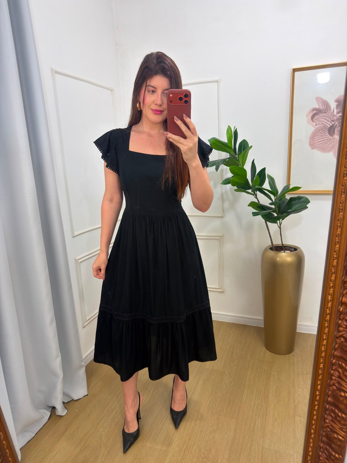 Vestido guippir