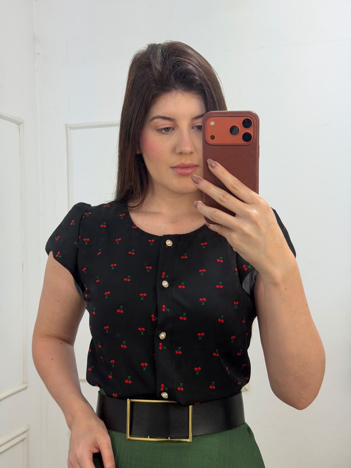 Blusa cereja