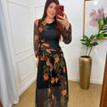Vestido tropical