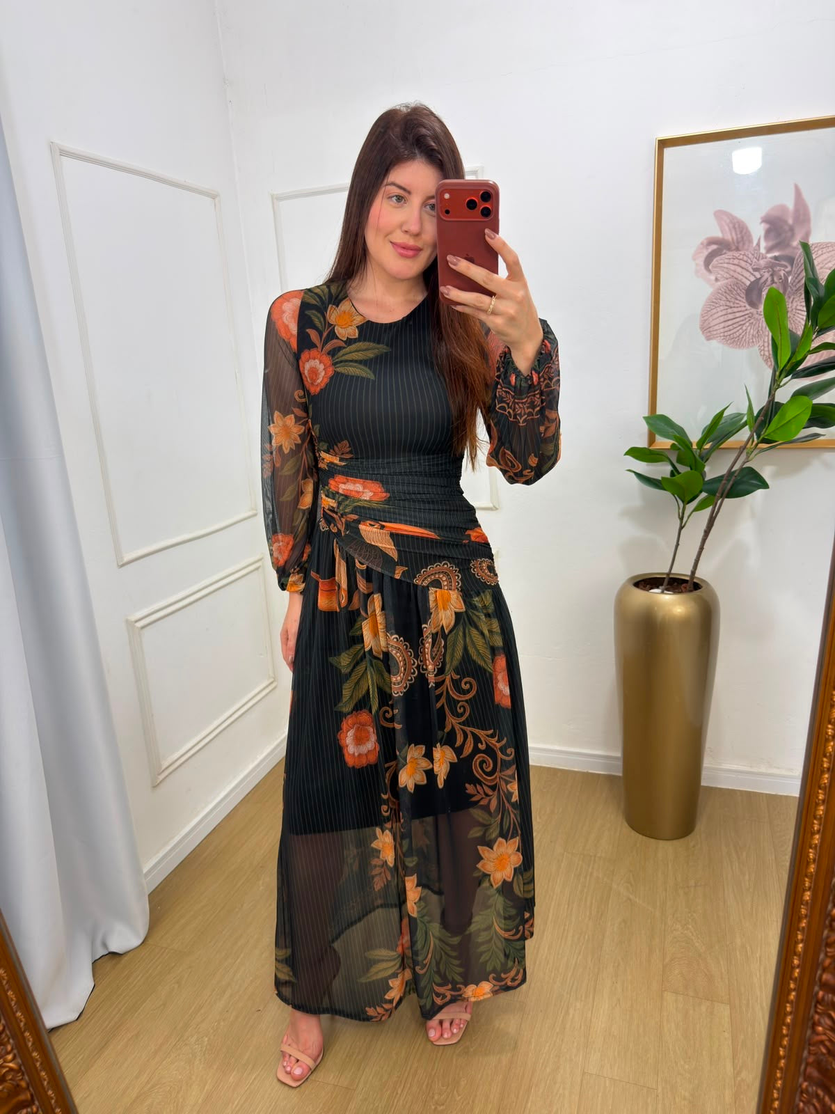 Vestido tropical