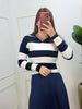 Blusa tricô polo