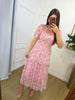 Vestido Cassiane manga curta