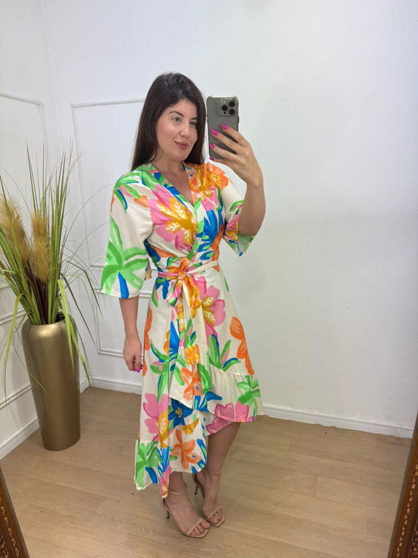 Vestido verão tropical