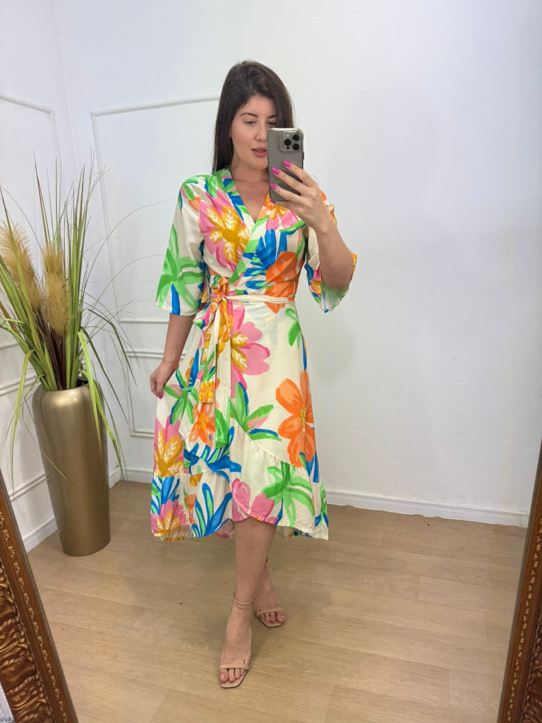 Vestido verão tropical