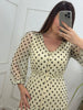 Vestido poá