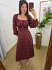 Vestido Camponesa manga longa