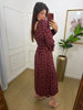 Vestido Camponesa manga longa