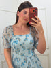 Vestido Cassiane manga curta