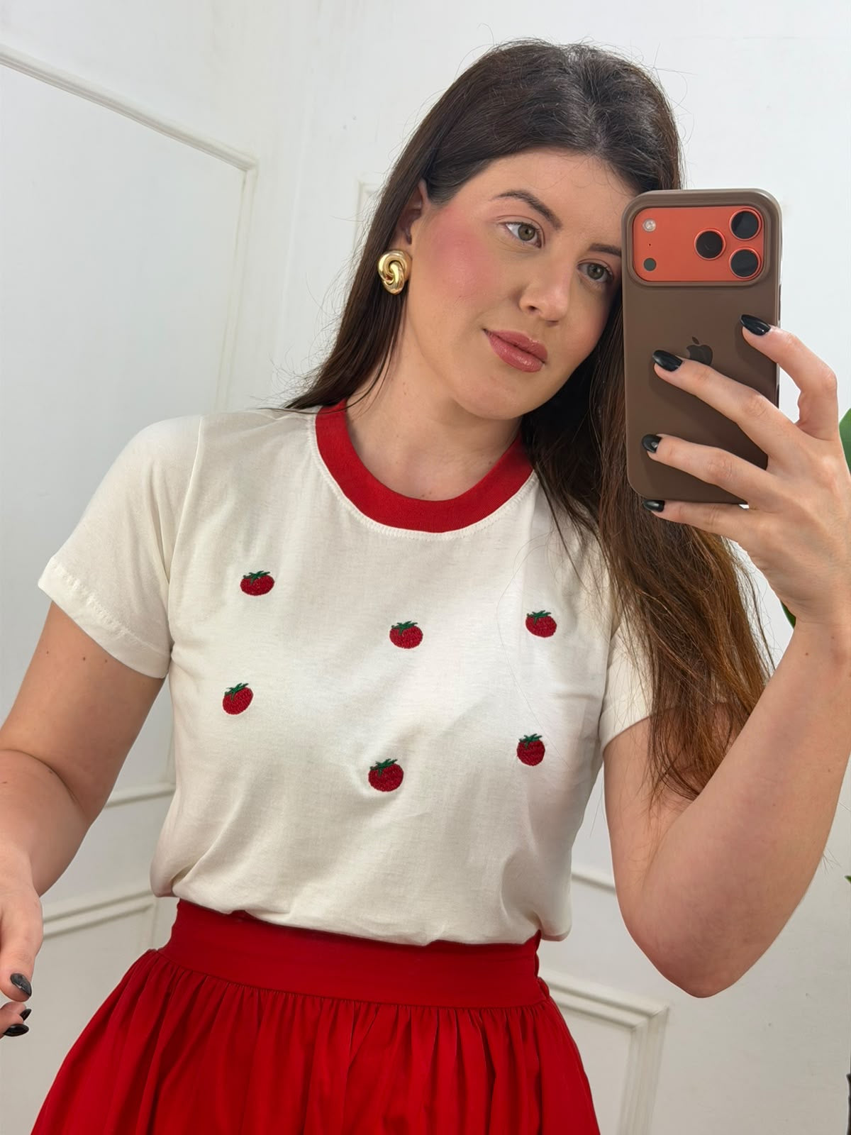 Camiseta bordada