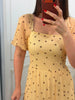 Vestido Cassiane manga curta