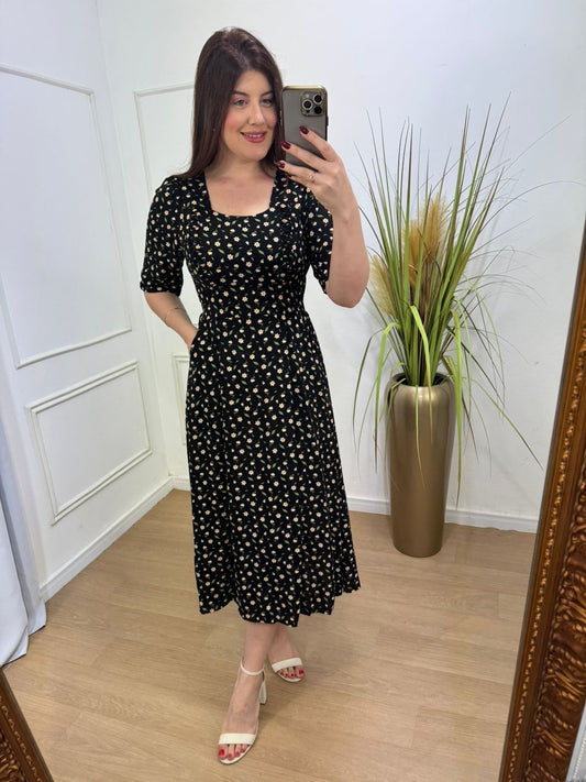 Vestido Flor - MADAME KA MODA FEMININA