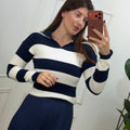 Blusa tricô polo