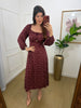 Vestido Camponesa manga longa