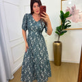 Vestido Mariah crepe