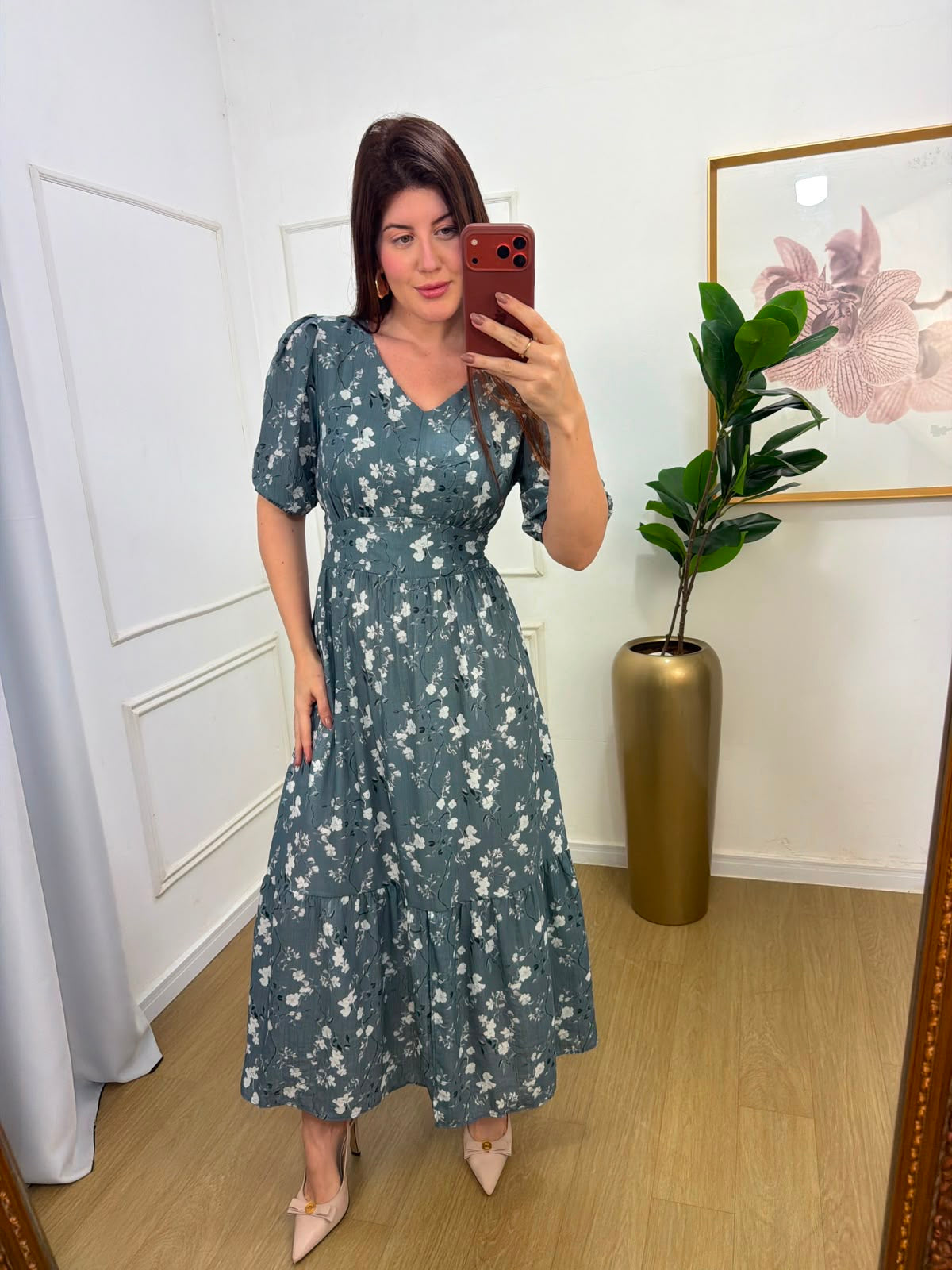 Vestido Mariah crepe