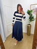 Blusa tricô polo