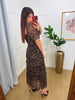 Vestido Cassiane manga curta