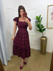 Vestido guippir estampado