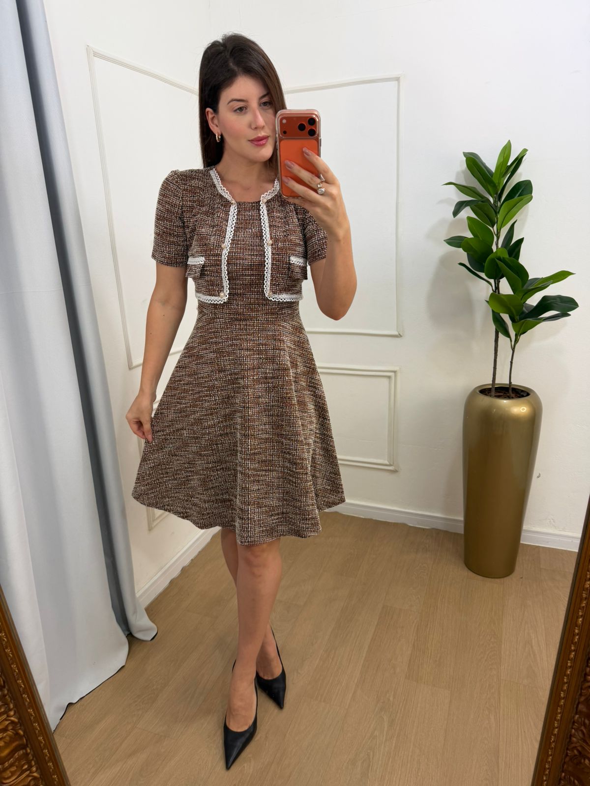 Vestido Tweed