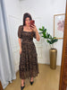 Vestido Cassiane manga curta