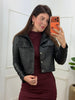 Jaqueta couro PU