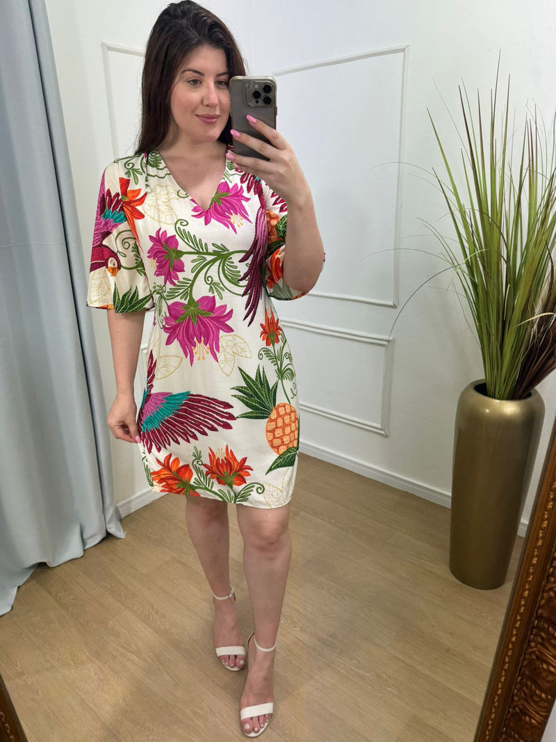 Vestido tropical