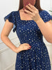 Vestido guippir estampado