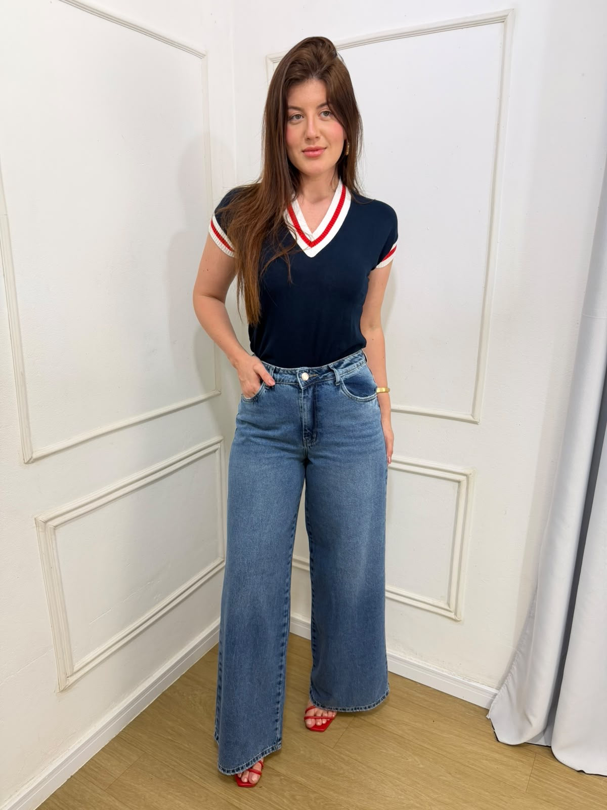 CALÇA PANTALONA JEANS