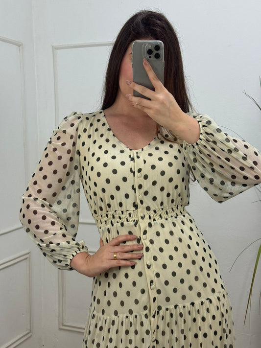 Vestido poá