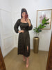 Vestido Camponesa manga longa