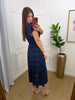 Vestido guippir estampado