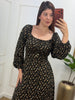 Vestido Camponesa manga longa