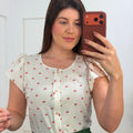 Blusa cereja