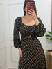 Vestido Camponesa manga longa