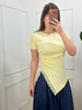 Blusa assimétrica