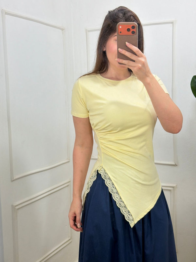 Blusa assimétrica