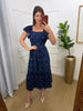 Vestido guippir estampado