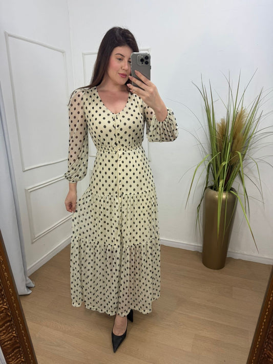 Vestido poá