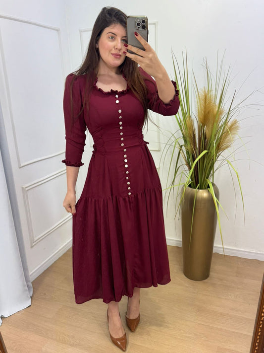 Vestido Kariane - MADAME KA MODA FEMININA